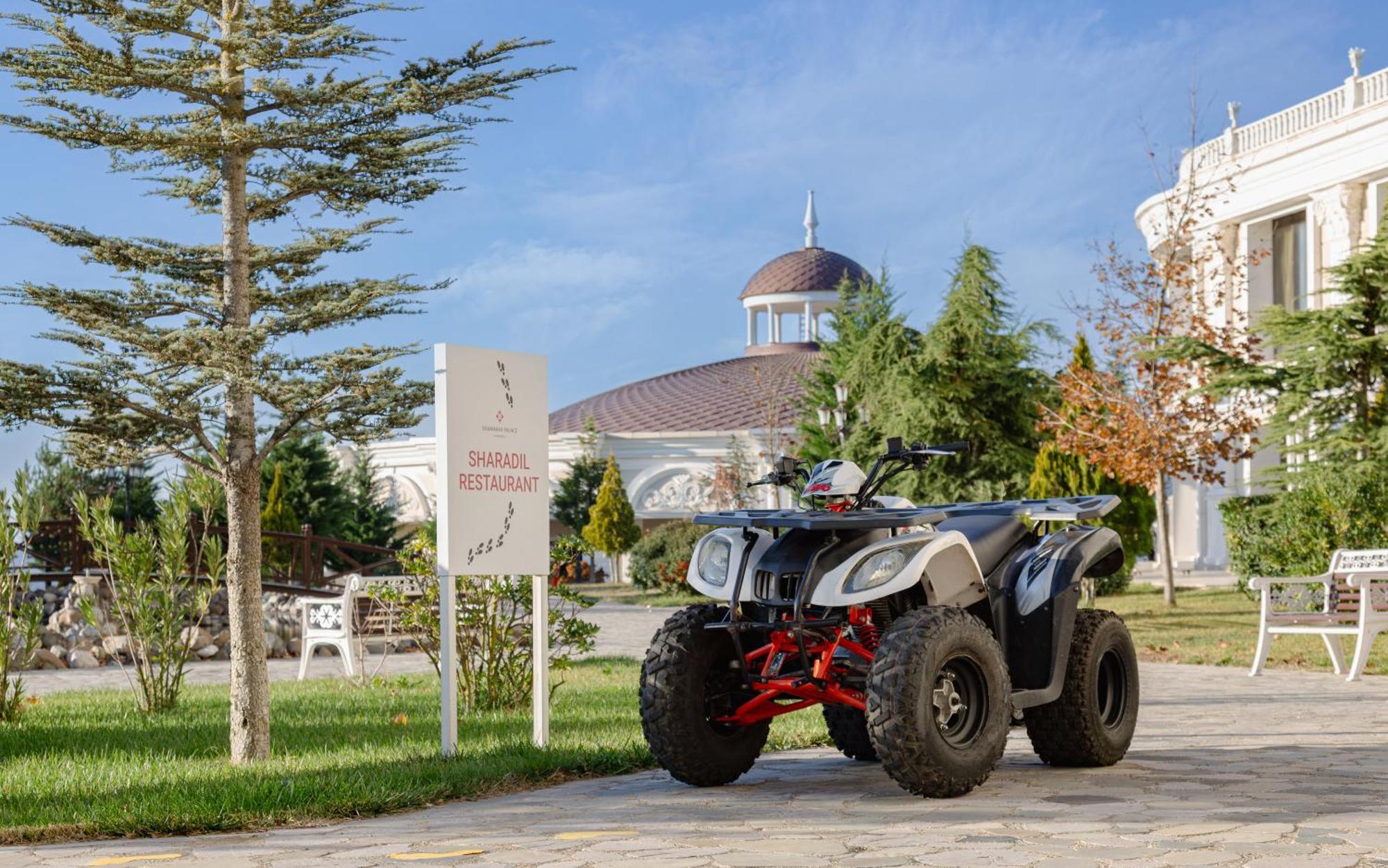 Shamakhi Palace Sharadil Seredil Zewnętrze zdjęcie A quad bike in Turkey