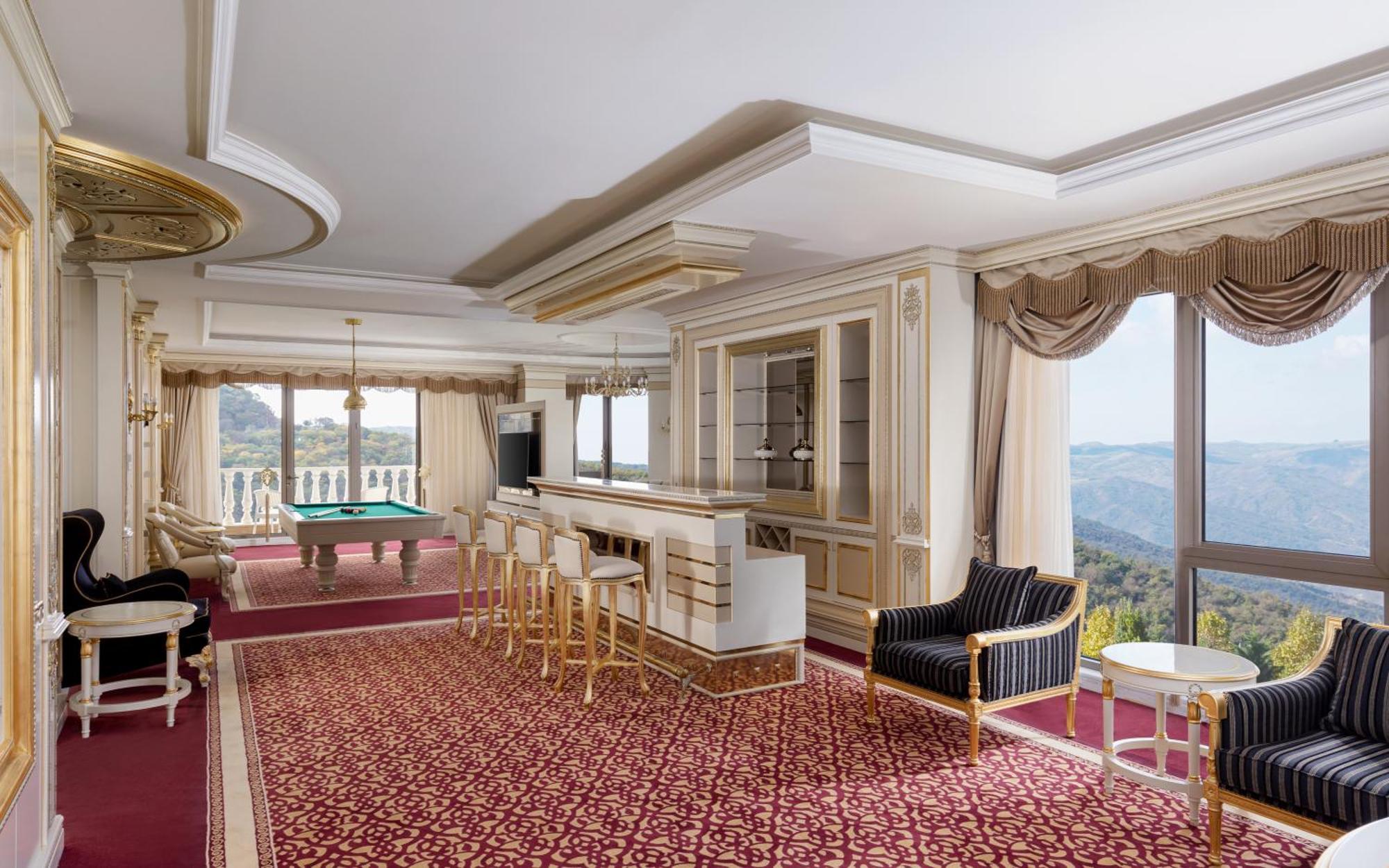 Shamakhi Palace Sharadil Seredil Zewnętrze zdjęcie A 3D rendering of a living room